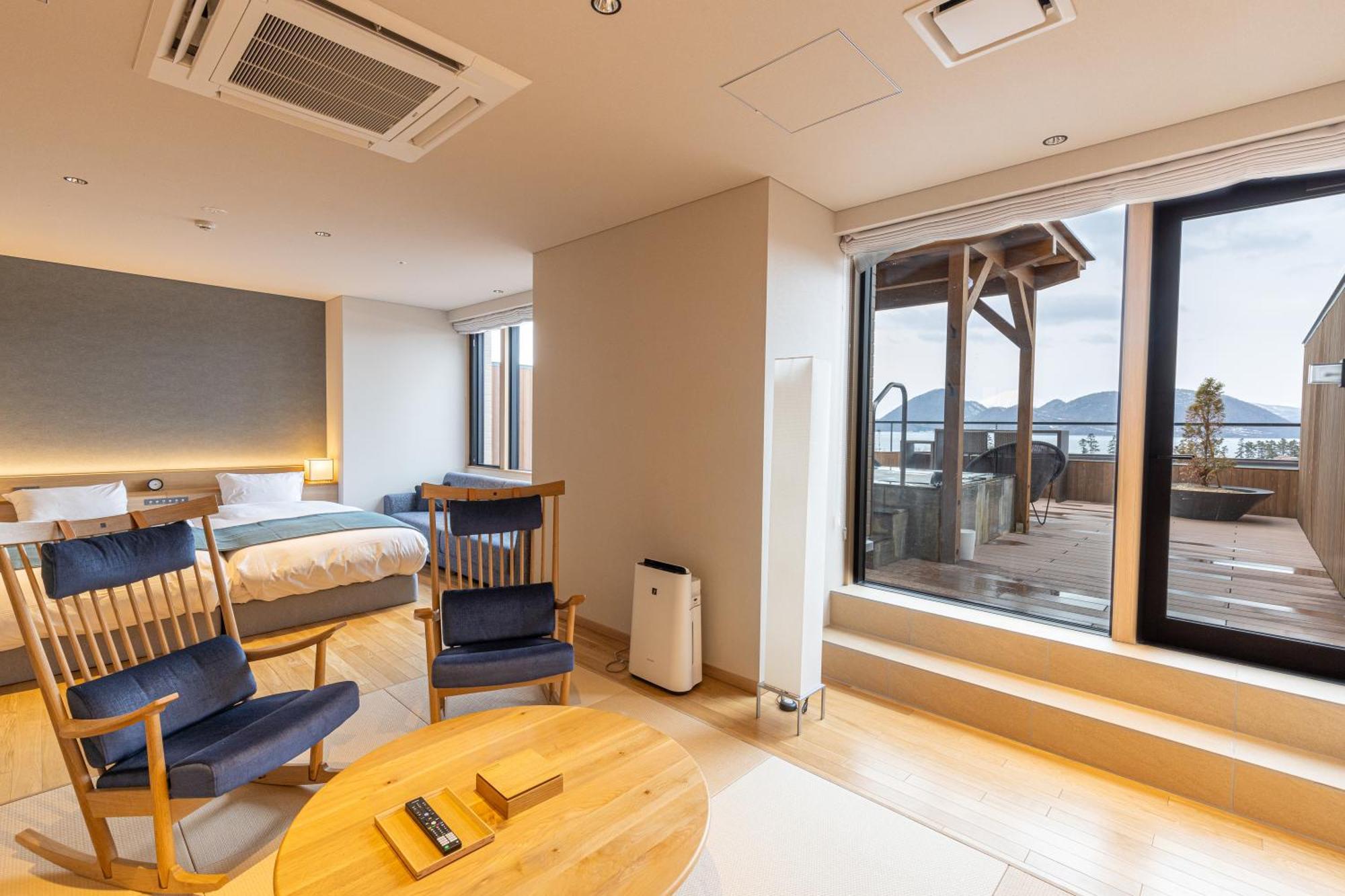 Lake Toya Tsuruga Resort Hikarinouta Toyako Extérieur photo