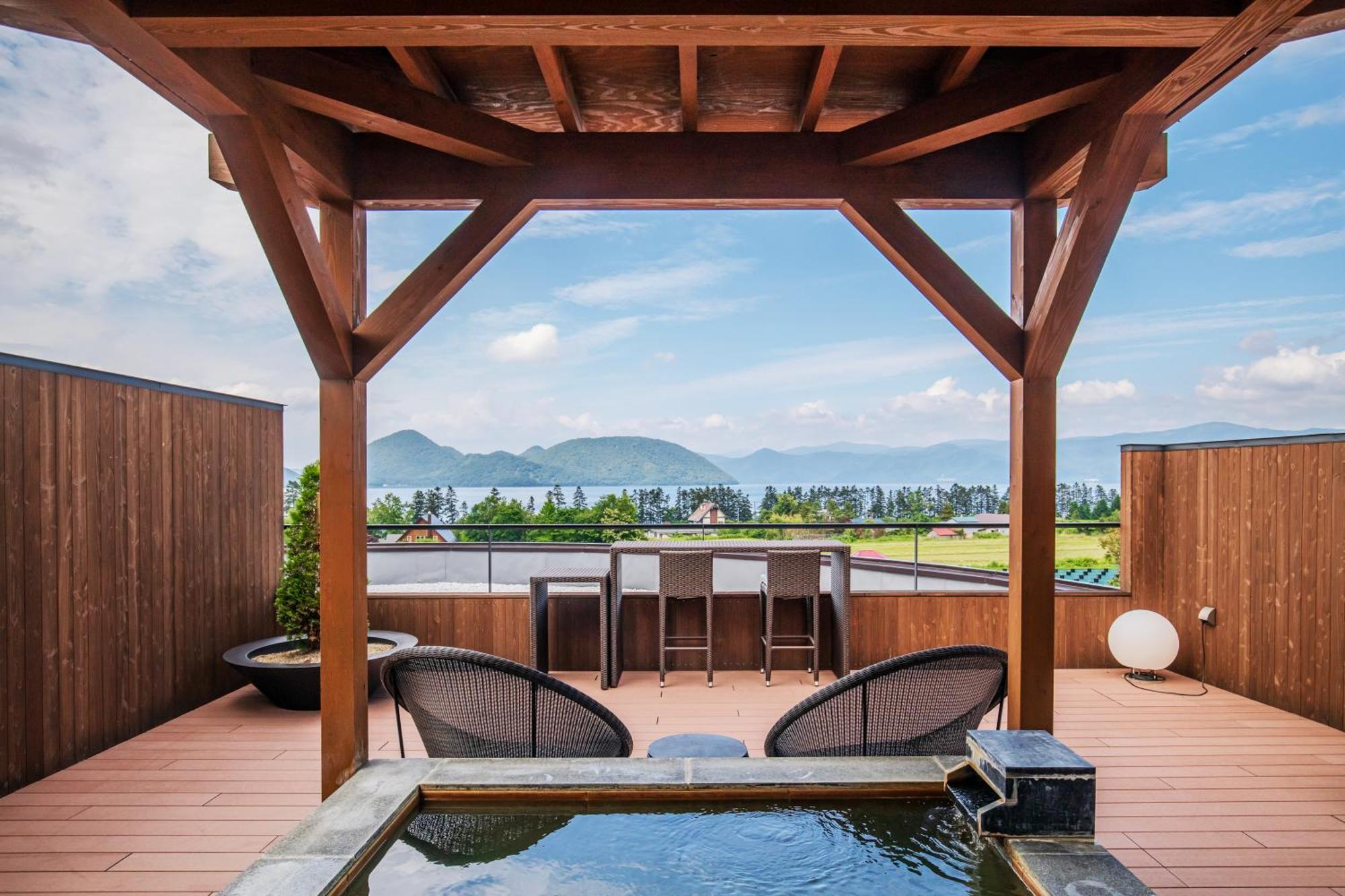 Lake Toya Tsuruga Resort Hikarinouta Toyako Extérieur photo